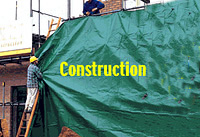 Tarpaulin Fabric for Construction.